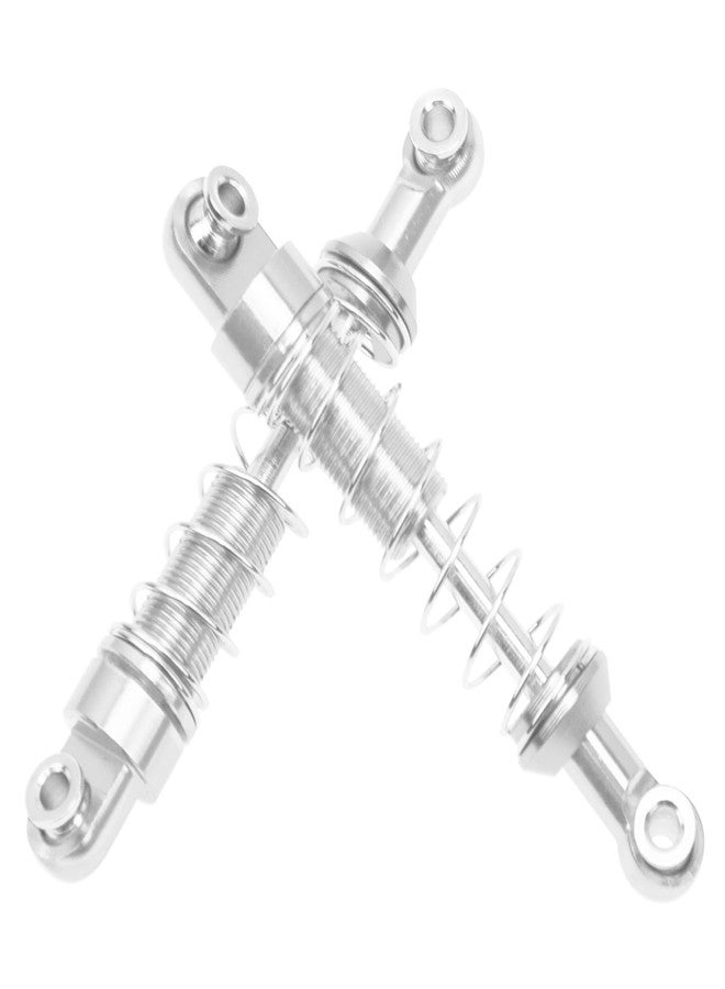 Vgoohobby Metal Shock Absorber Damper Suspension with Extender Seat Mount Compatible with 1/12 MN D90 D91 D96 D99 D99S MN90 MN99S WPL C14 C24 C34 1/16 RC Crawler Car (Silver) - Image 4
